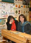 Die Grundschulzeit lag schon etwas zurück sich die Kreisvorsitzenden Johanna Werner-Muggendorfer und Ruth Müller trafen.